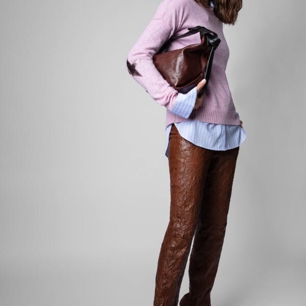 ZADIG & VOLTAIRE Cici Patch Sweater  100 % Cashmere size XS